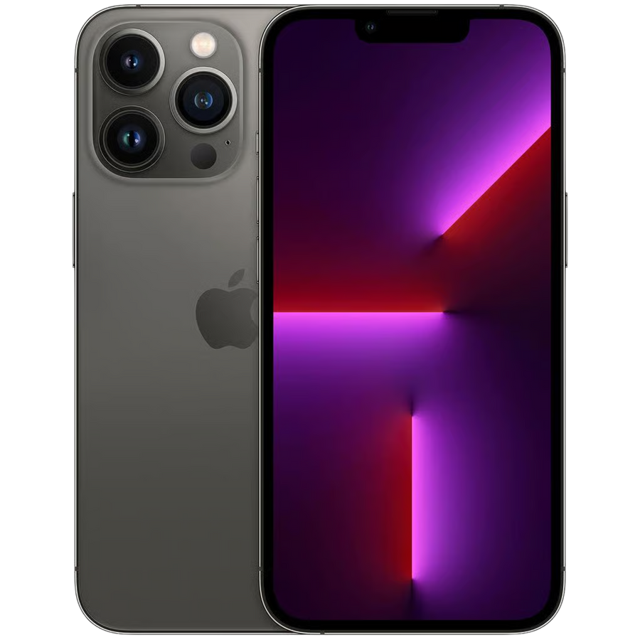 iPhone 13 Pro Graphite, front and back